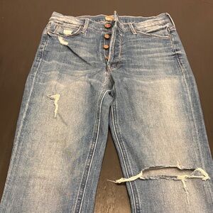 MOTHER Classic Blue Denim Jeans